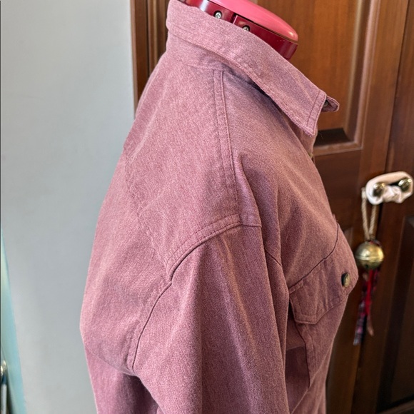 Wrangler  shirt   button-down shirt unisex  front flap pockets, long sleeves EUC - Picture 5 of 12